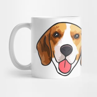 Beagle Dog Head Mug